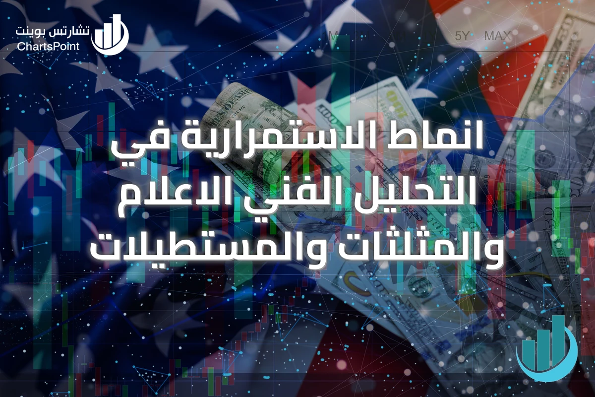 انماط الاستمرارية في التحليل الفني الاعلام والمثلثات والمستطيلات